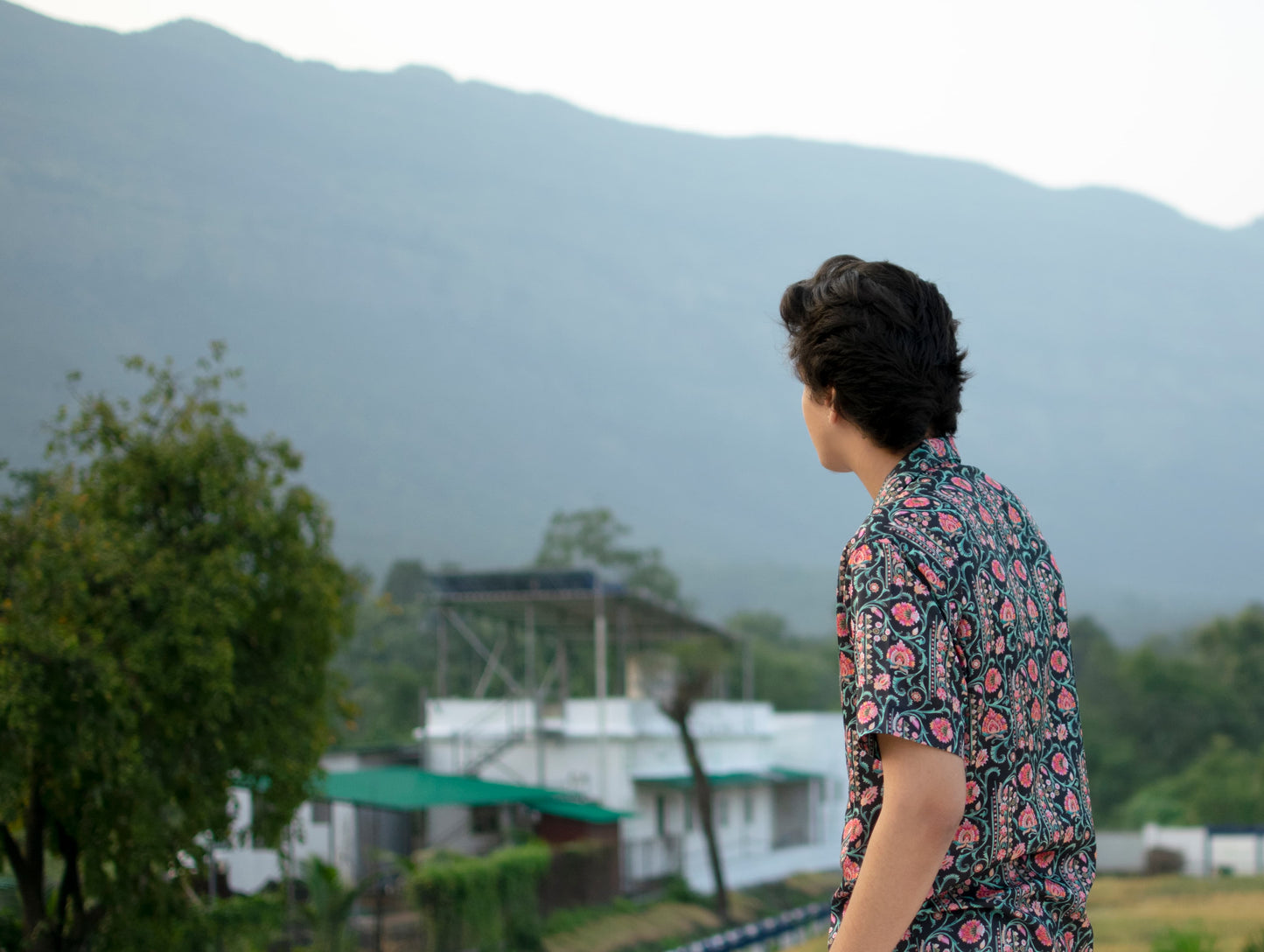 Botanic Breeze Linen Silk Shirt