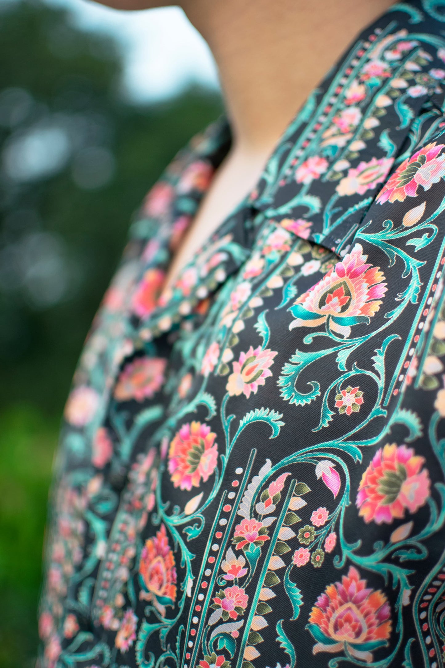 Botanic Breeze Linen Silk Shirt