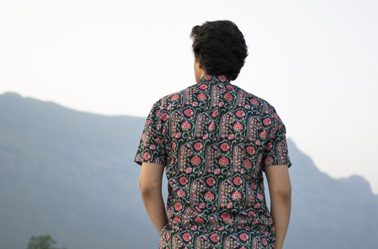 Botanic Breeze Linen Silk Shirt