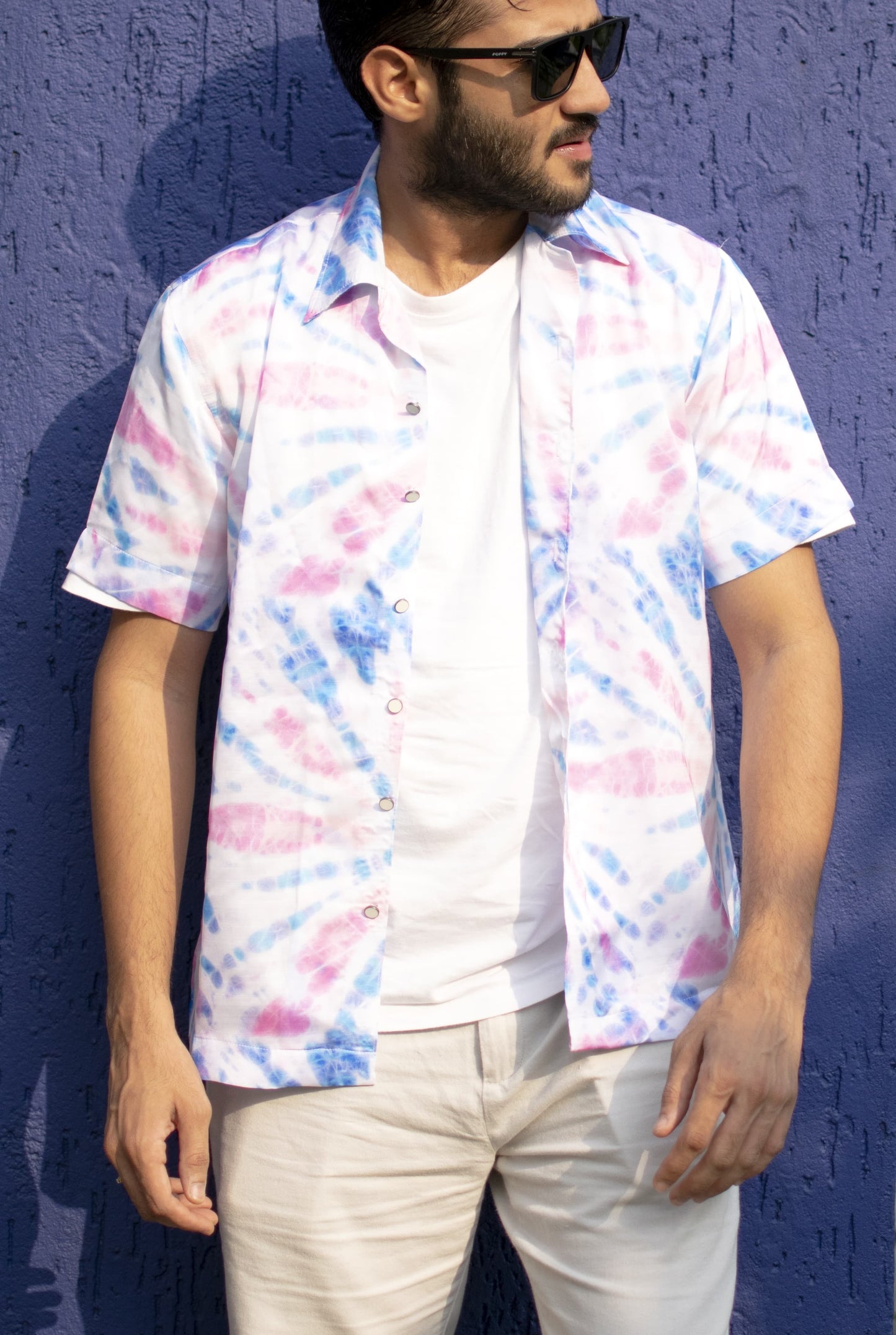 Men’s Casual Tie-Dye Shirt