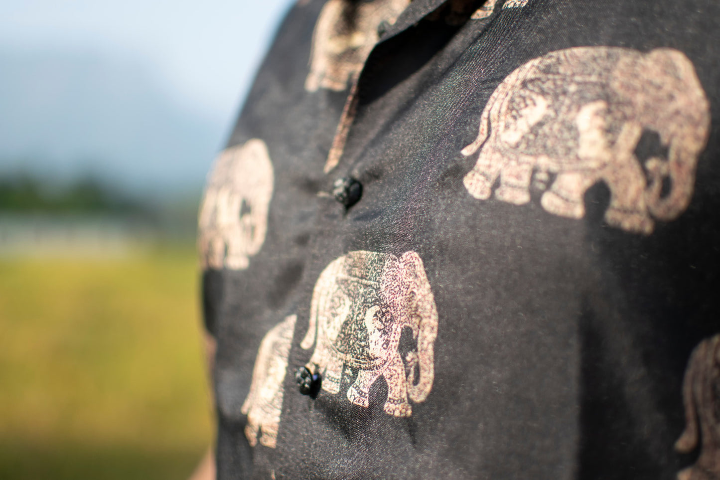 Elephant Trail Khadi Silk Shirt – Heritage in Every Thread